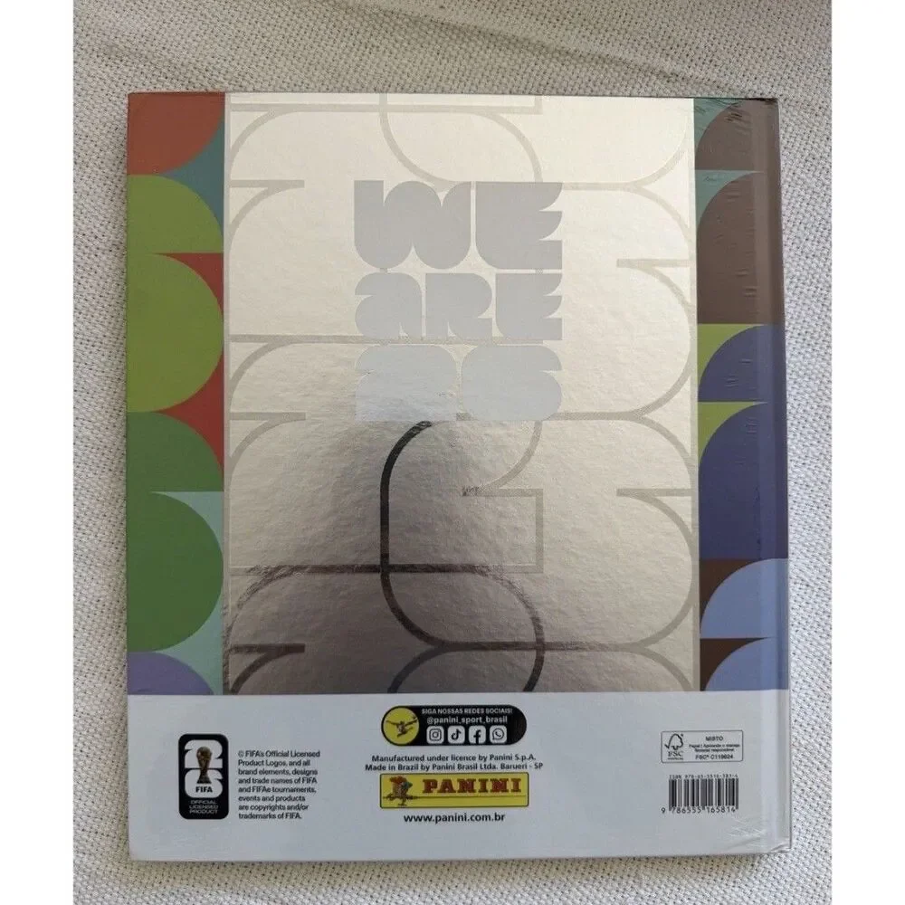 Panini FIFA World Cup 2026 Silver Hardcover Sticker Album Version BrazilianLATAM
